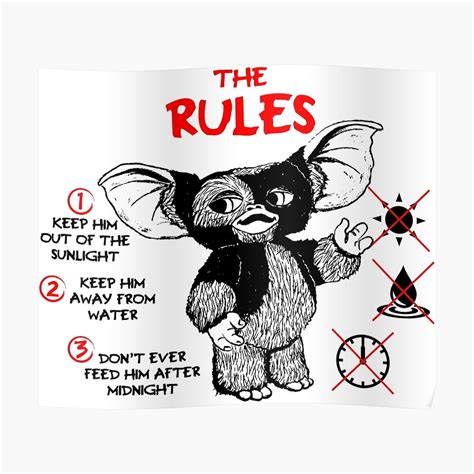 "Gremlins" Poster by CarmenRF | Redbubble