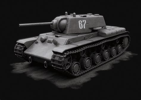 modelo 3d KV-1 - WW2 Soviet Heavy Tank - TurboSquid 2057350