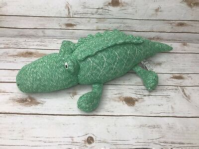 Pillowfort 22" Alligator Plush Toy Throw Pillow Pal Green Stuffed Animal Target 490600220920 | eBay