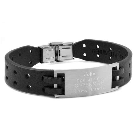 75 best Mens Engraved Bracelets images on Pinterest