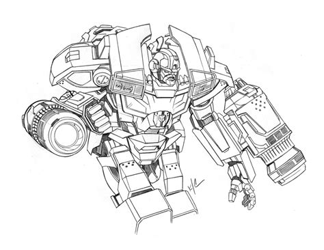The Bad Flip Blog: Transformers Prime : Ironhide sketch Transformers Drawing, Transformers ...