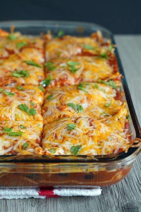 Vegetarian enchilada casserole – Artofit