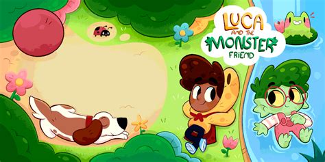 Luca and the Monster Friend - Picture Book :: Behance