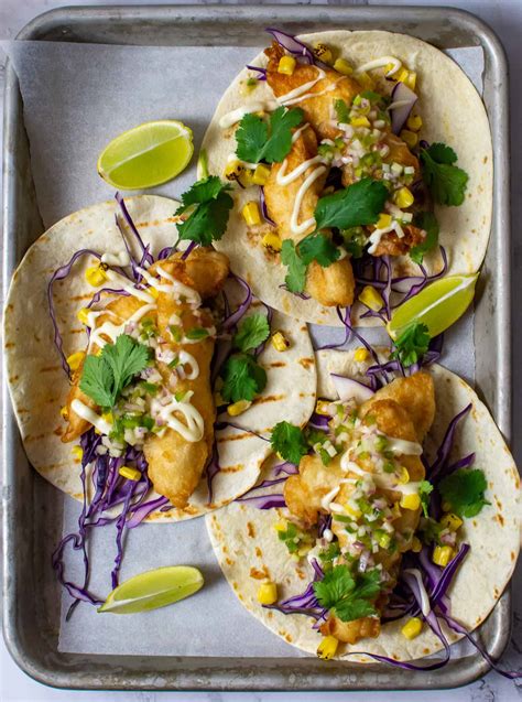 Crispy Fish Tacos - AnotherFoodBlogger