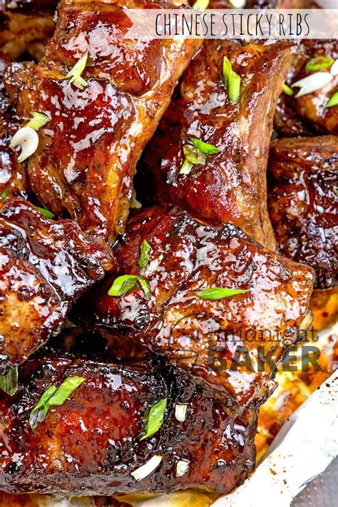 Chinese Sticky Ribs - The Midnight Baker