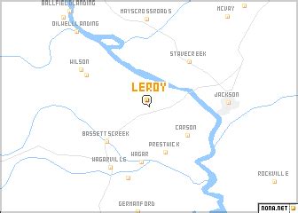 Leroy (United States - USA) map - nona.net