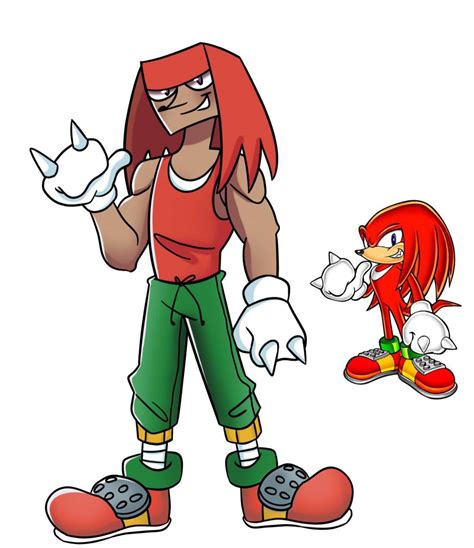 Knuckles human by oliverg4 on DeviantArt