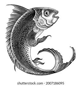 8,431 Fish Etching Images, Stock Photos & Vectors | Shutterstock