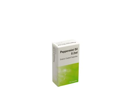 Peppermint Oil Capsules 0.2ml 84s - McDowell Pharmaceuticals