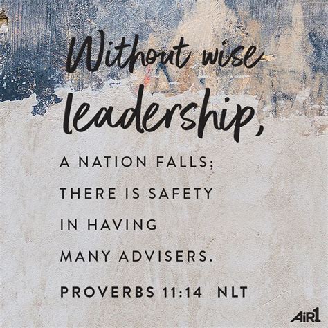 #VOTD #Bible #WiseLeadership #Scripture | Proverbs 11 14, Proverbs 11, Proverbs