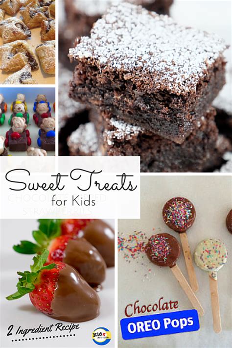 Sweet Treats for the Kids - Kidz Activities | Sweet treats, Kid friendly dessert, Treats