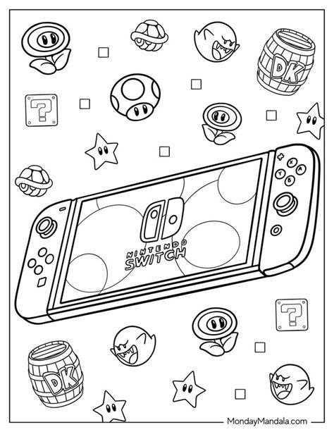 22 Nintendo Coloring Pages (Free PDF Printables) in 2024 | Cool coloring pages, Pokemon coloring ...