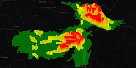 Interactive Map of 1986 Chernobyl Reactor Radioactive Fallout • Live Earth Monitoring ...