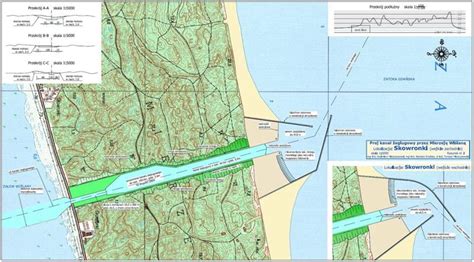 Design concept of a navigable canal through the Vistula Spit ...