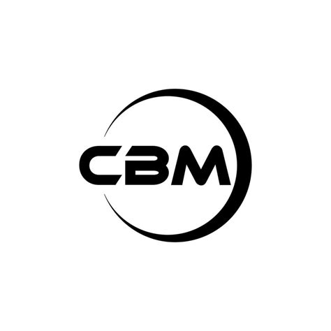 CBM letter logo design in illustration. Vector logo, calligraphy ...