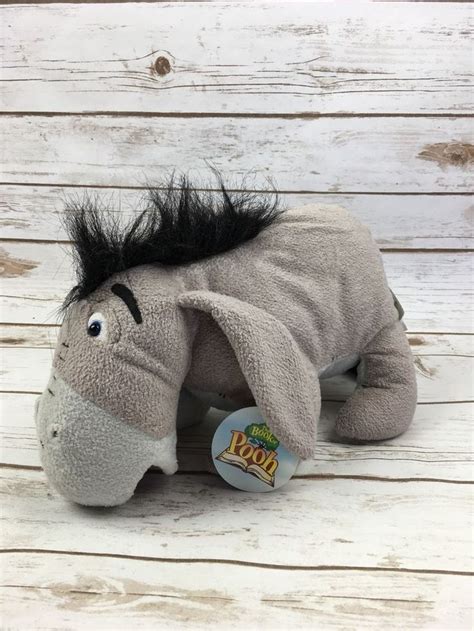 Eeyore Plush Collectible Winnie The Pooh Grey The Book Of Pooh Stuffed Animal #Disney | Winnie ...