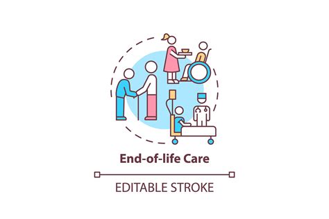 End-of-life Care Concept Icon Afbeelding door bsd studio · Creative Fabrica