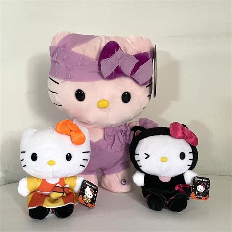 Hello Kitty Halloween Plush Bundle 12” Hello Kitty... - Depop