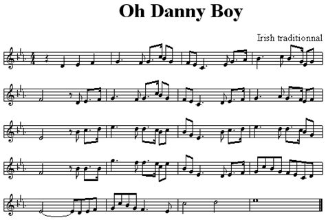 Oh Danny Boy (Londonderry Aire) (free sheet music)