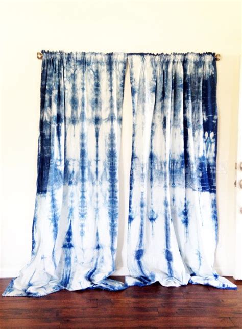 Shibori Curtains | Shibori curtains, Tie dye curtains, Dye curtains