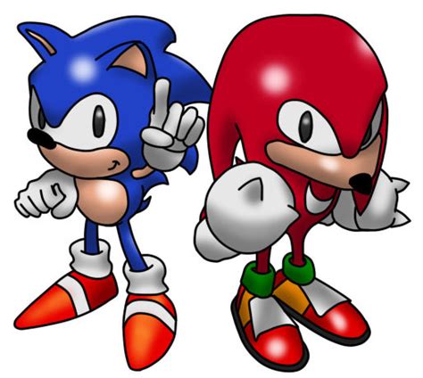 Sonic And Knuckles by 2UltimateZWarrior2 on DeviantArt