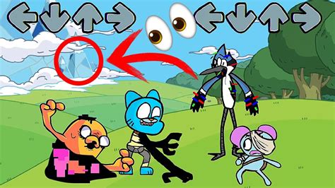 FNF WHAAAT Corrupted Jake and Mordecai ( Come and Learn with Pibby! ) Pibby x FNF - YouTube