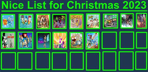 Nice List For Christmas 2023 disney channel by julinhafidelis on DeviantArt