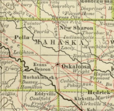 1897 Century Atlas of the State of Iowa