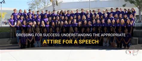 Dressing For Success: Understanding The Appropriate Attire For A Speech ...