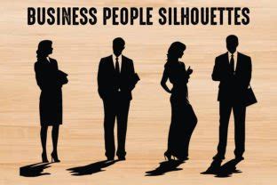 Business People Silhouettes Clipart Set Graphic by Gfx_Expert_Team · Creative Fabrica