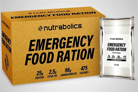 Nutrabolics creates Emergency Food Ration for nutrition and convenience