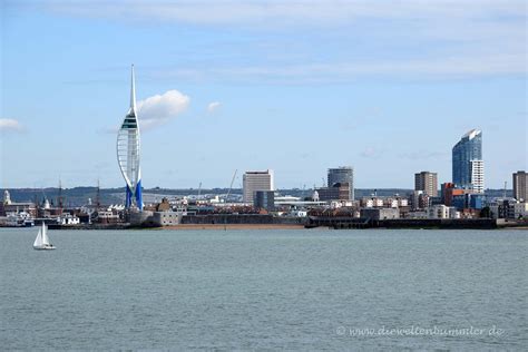 Skyline von Portsmouth - Die Weltenbummler