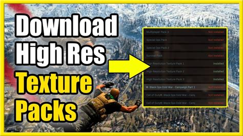 How to Download and Install Warzone High Resolution Texture Pack (PS4, PS5, Xbox) - YouTube