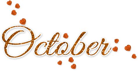 Cheyokota Digital Scraps - Hello October Let The Birthday Month Begin Clipart - Full Size ...