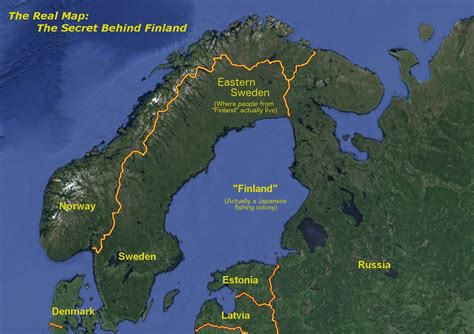 Finland Map | Finland Does Not Exist | Know Your Meme