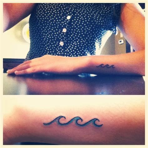 Small Wave Tattoo