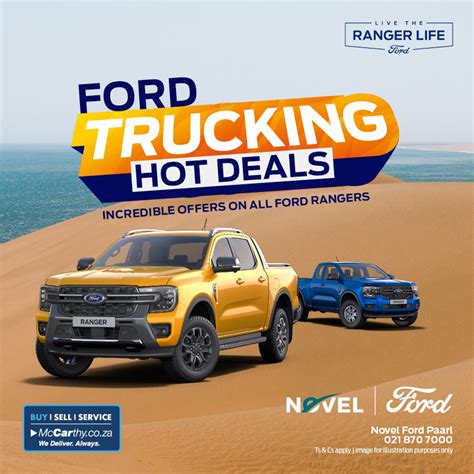 Special FORD Offers | McCarthy.co.za