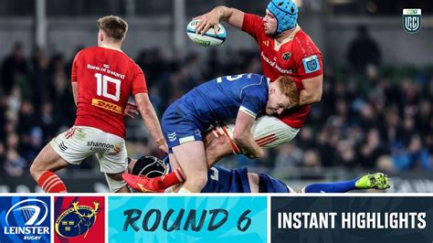 Leinster v Munster | Instant Highlights | Round 6 | URC 2023/24 - YouTube