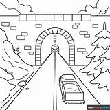 Tunnel Coloring Pages To Print  Free Printable sketch template