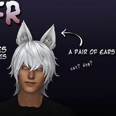 Jasper Acc Wolf/Cat Ears - Create a Sim - The Sims 4