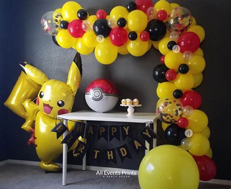 Pikachu je te choisis Kit de guirlande de ballon Pokémon - Etsy France