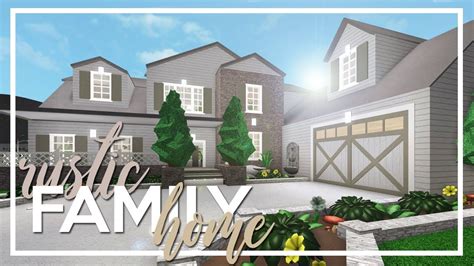 Welcome to Bloxburg: Rustic Family Home (138k) - YouTube