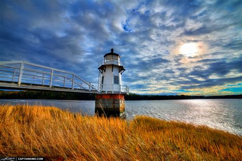 Doubling Point Lighthouse at Arrowsic Maine