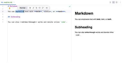 Markdown | IntelliJ IDEA ドキュメント