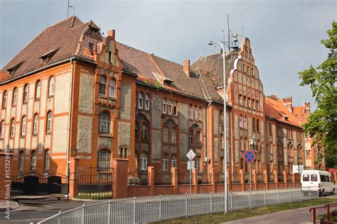 Old former german mansion in Baltiysk - infantry barracks on ...