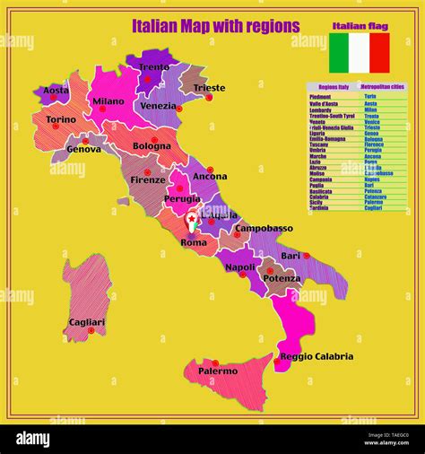 Italian Map In Italian