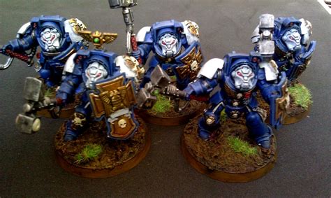 Space Marines, Storm Shield, Terminator Armor, Thunderhammer, Ultra Marines, Ultramarines ...