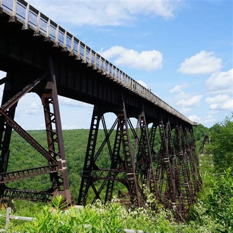 View of the Skywalk at Kinzua Bridge State Park in Pennsylvania. | State parks, Places to see, Trip