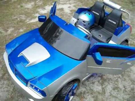 Modified Power Wheels Custom Built Royal Blue Dodge Charger pt 1 - YouTube