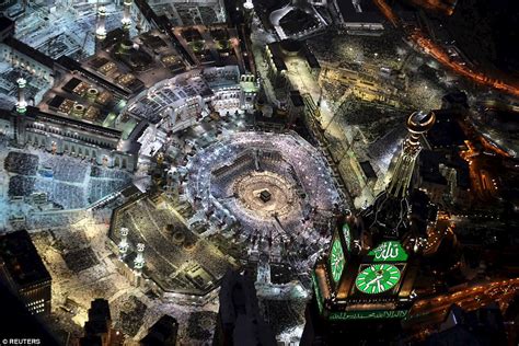 Muslim worshippers praying during Night of Power at the Grand Mosque in ...